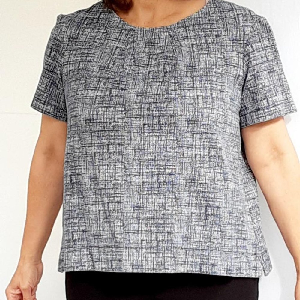 Mercer & Madison Navy Blue and White Baby Doll (L)